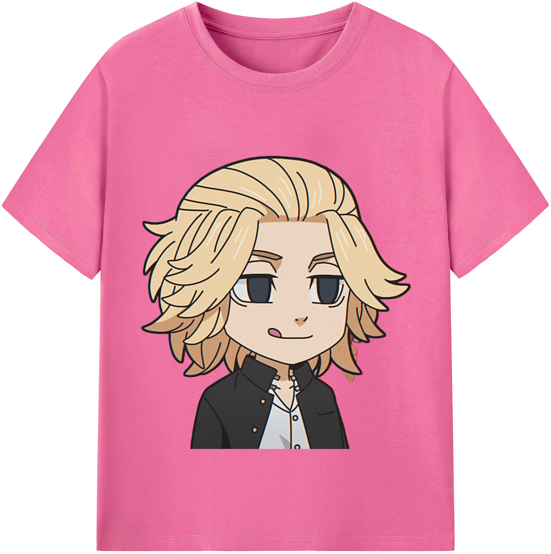 （画像用） 東京リベンジャーズ Tokyo Revengers レディースカジュアルプリントTシャツ（綿100％）